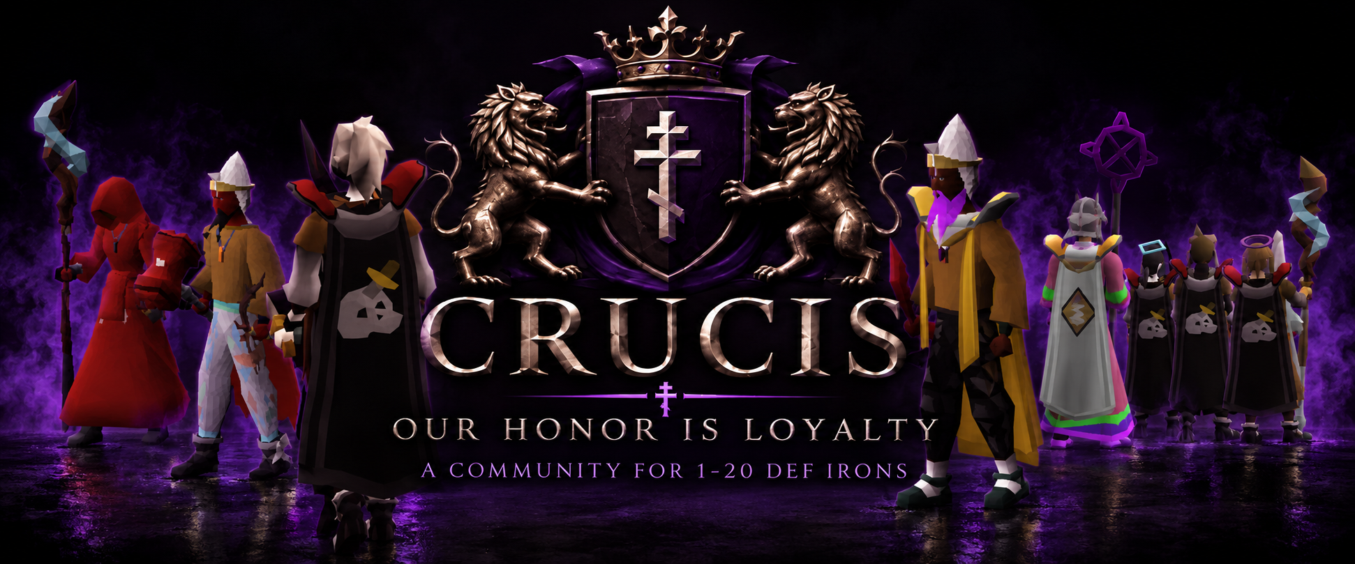 Crucis — Our honor is loyalty. A community for 1-20 Defence irons.